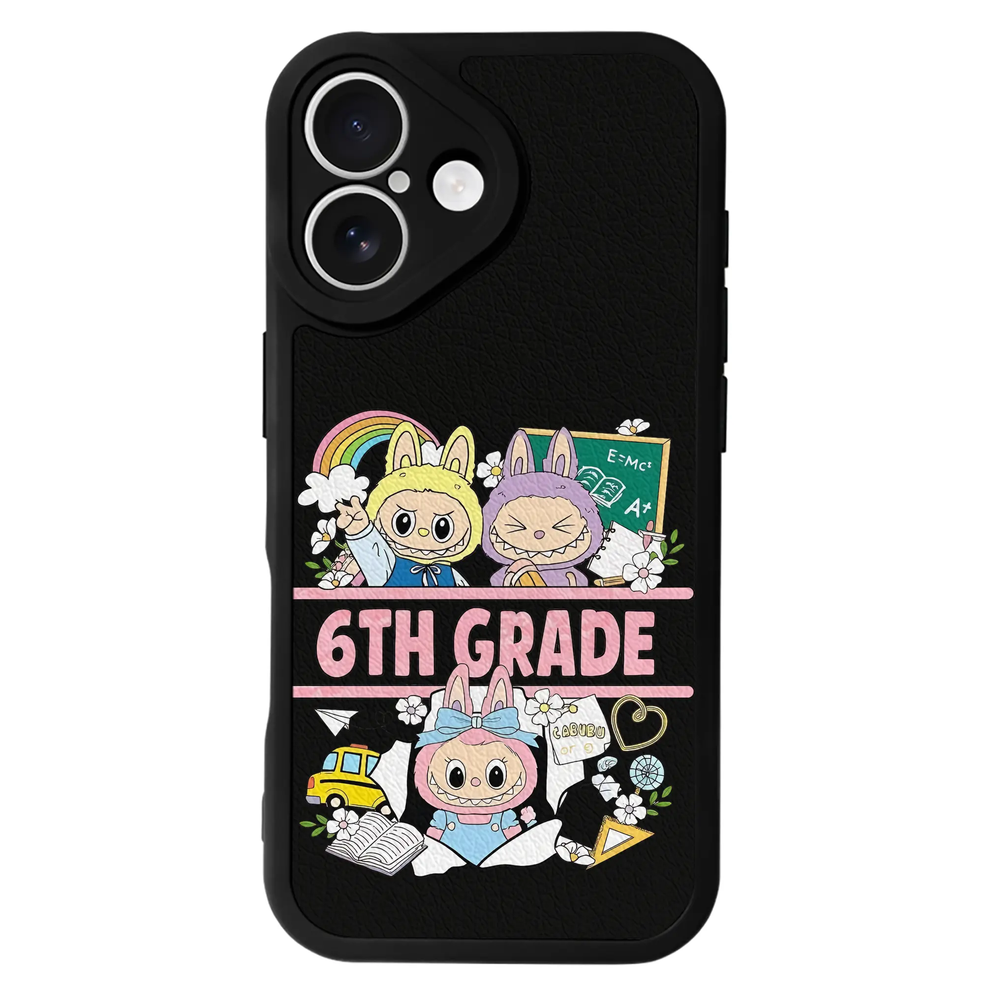 ラブブ グッズ ラブブ - IPhone 16シリーズ対応 ・ シリコンスマホケース ・ レザー調 ・ 高精度フィット ・ 耐衝撃 ・ ワイヤレス充電対応 ・ 精密カット